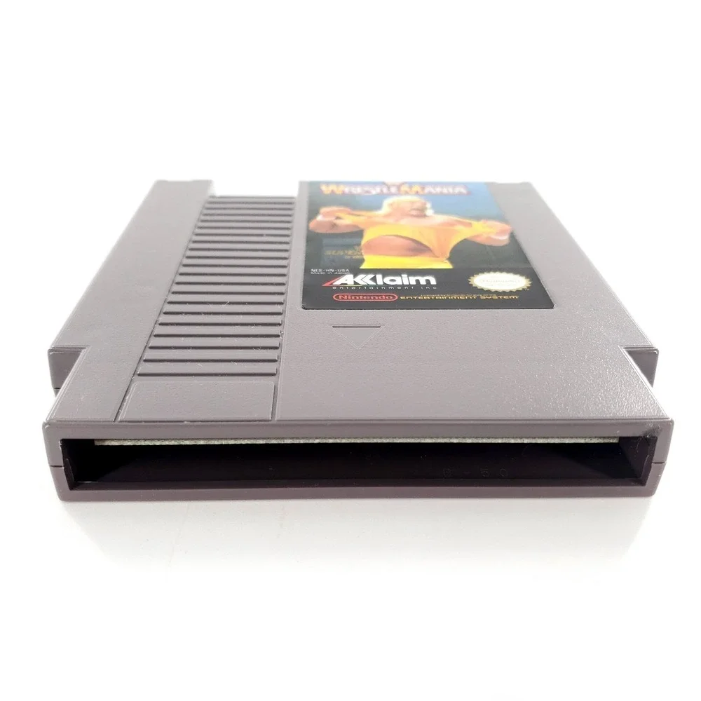 WWF WrestleMania Nintendo NES Authentic w/ Manual & Case Tested & Works